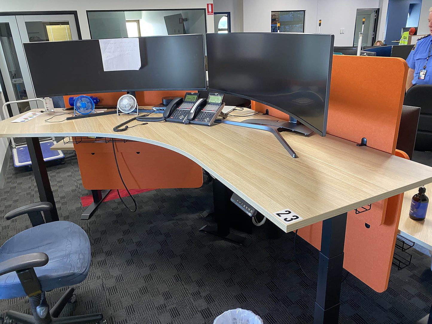 Acoustic Desk Partition