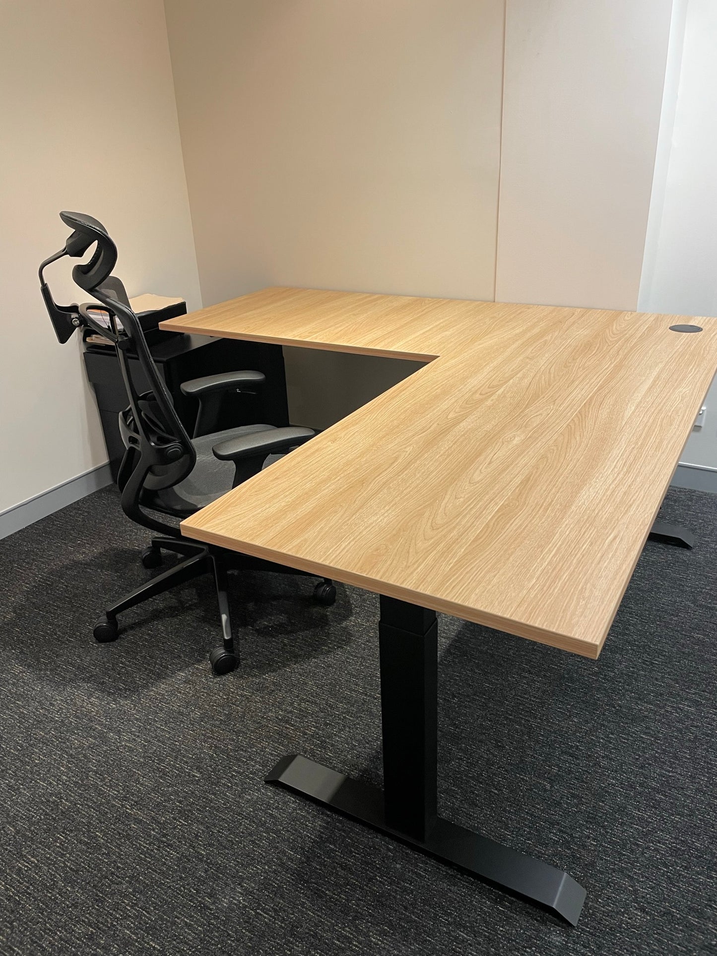 Stando Summit Eco Corner L-Shape Sit Stand Desk