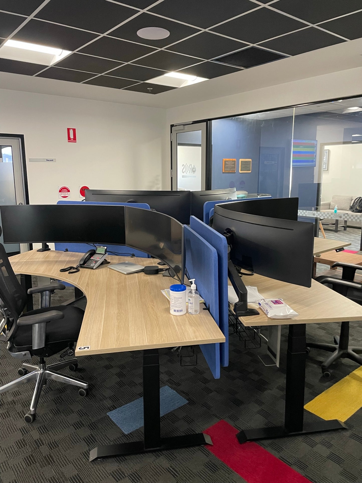 Acoustic Desk Partition