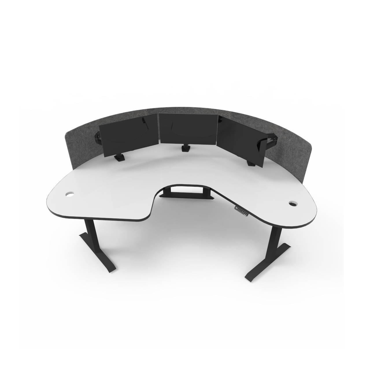 Stando Kidney Bean Operator Standing Desk