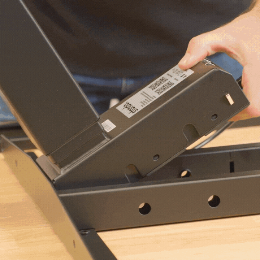 Pulse Series Bamboo Sit Stand Desk
