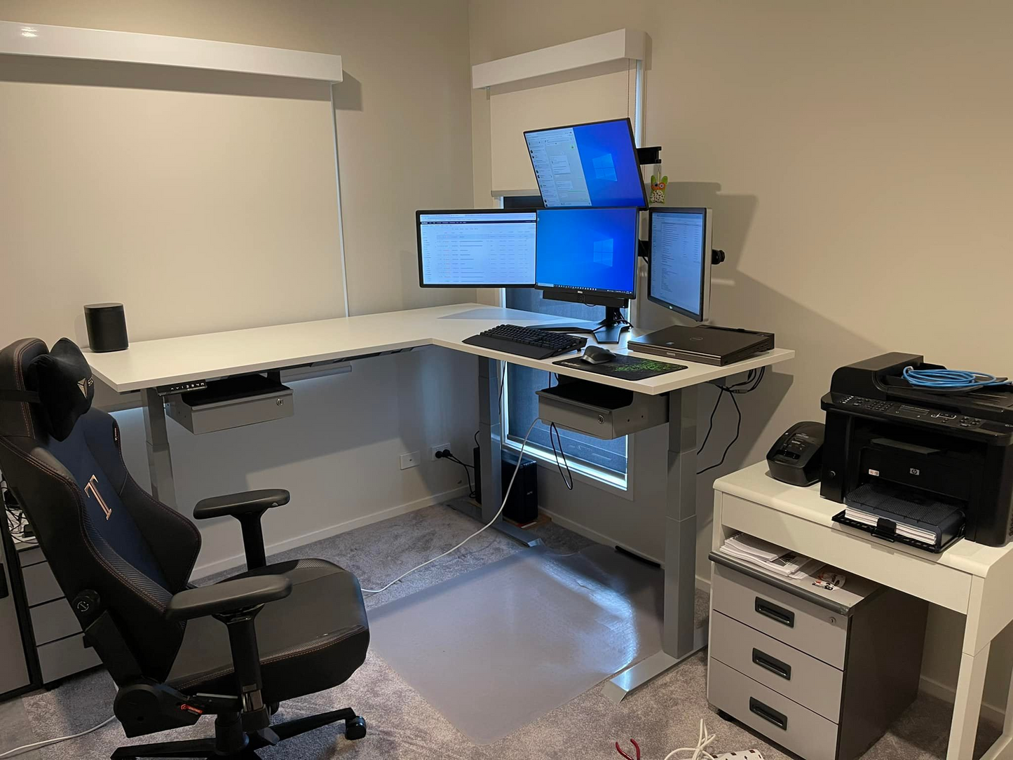 Stando Summit Eco Corner L-Shape Sit Stand Desk