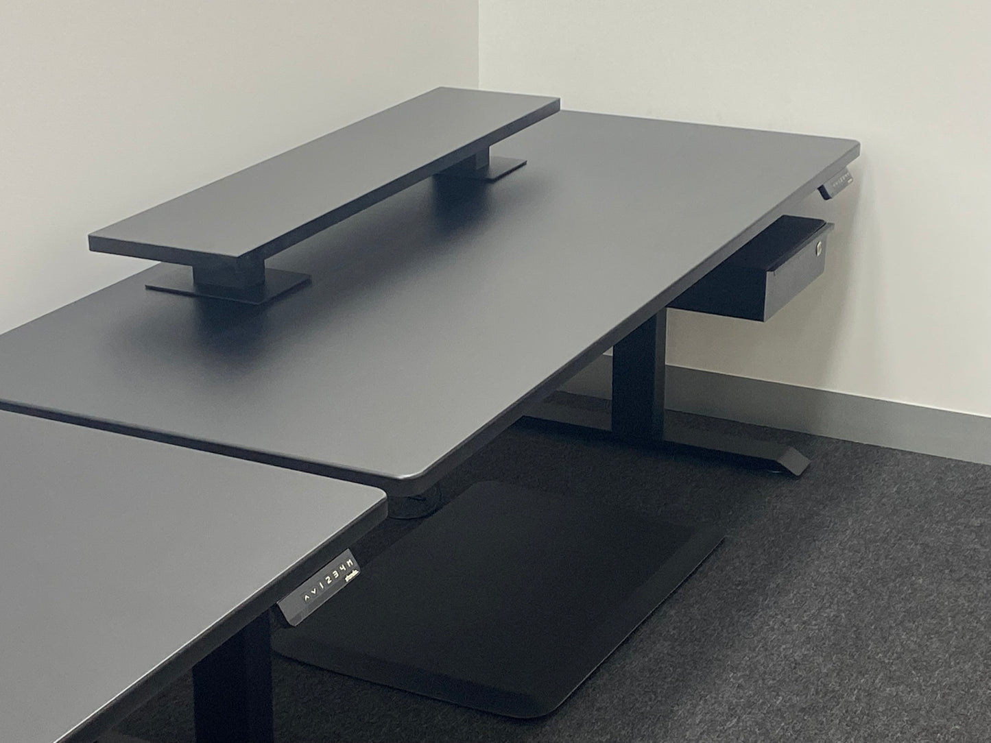 Arena Series Standing Desk with Black Top