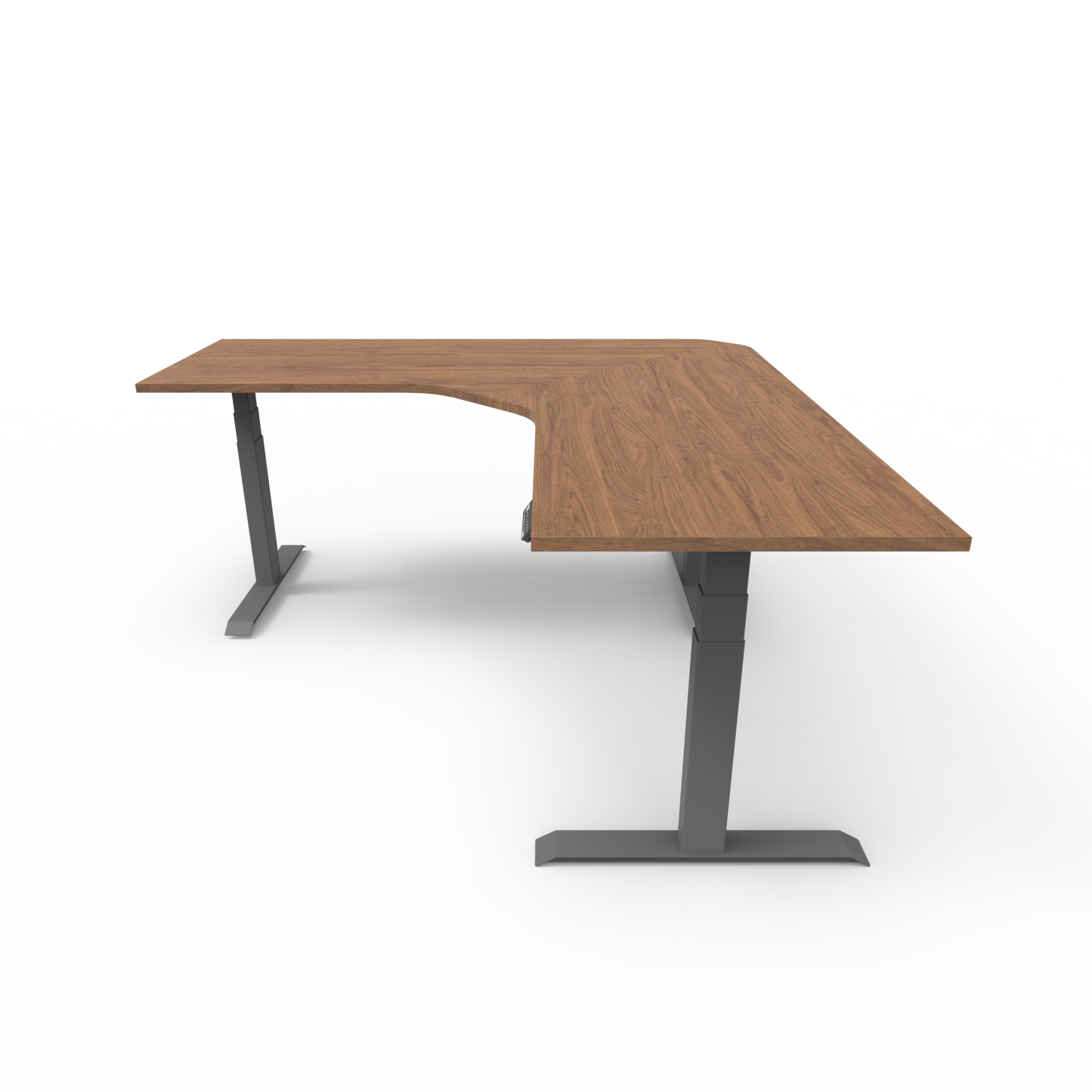 Summit Series Mode L-Shape Corner Sit Stand Desk