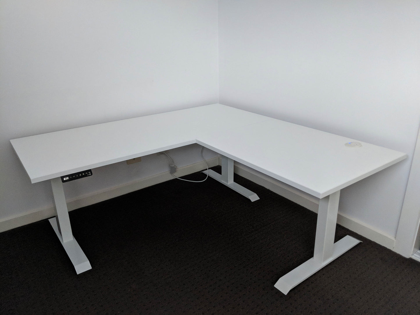 Stando Summit Eco Corner L-Shape Sit Stand Desk