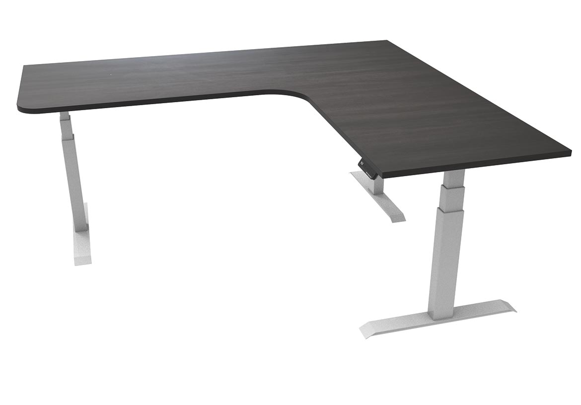 Summit Custom Melamine Corner Standing Desk