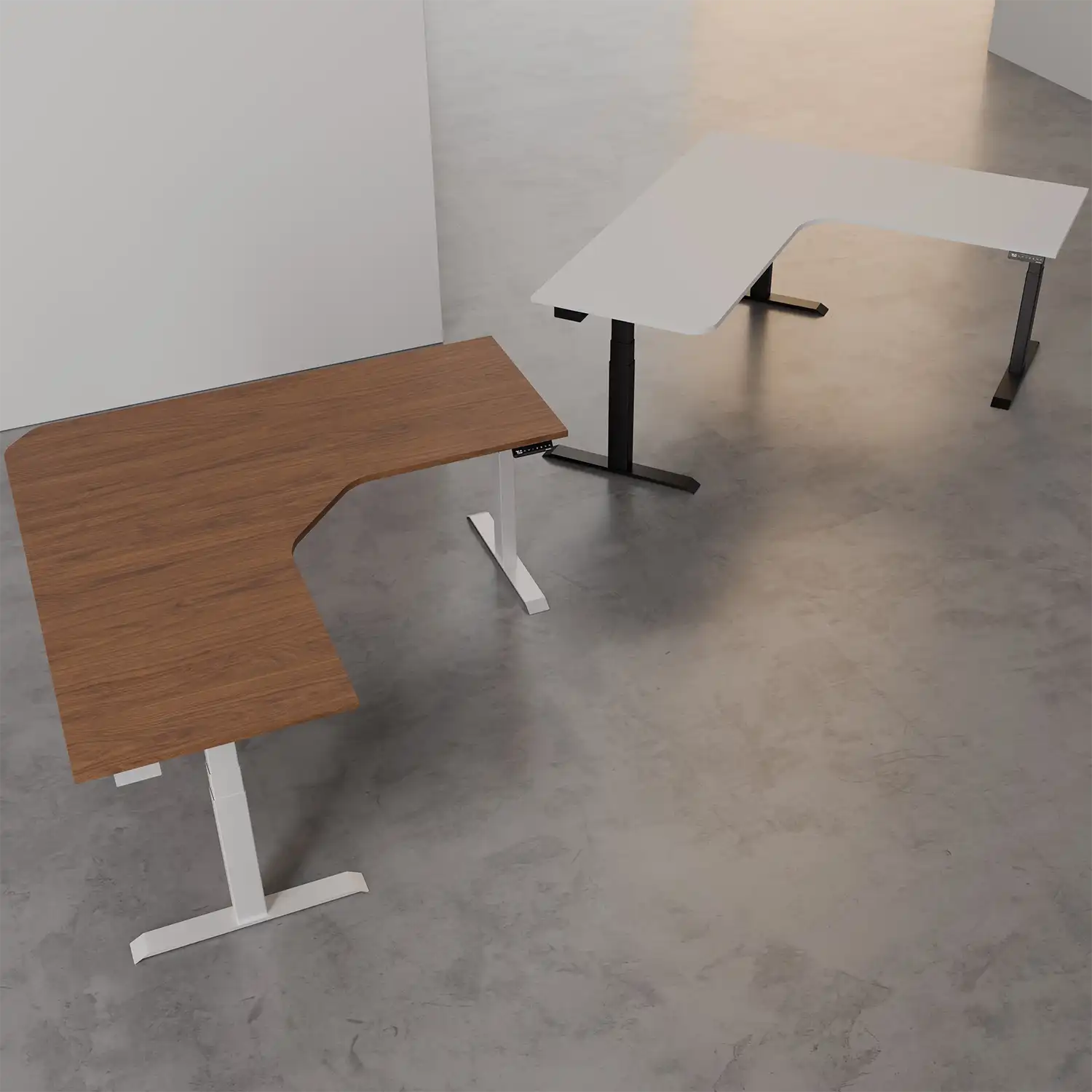 Corner Standing Desks - Curved, L-Shaped, & Heavy Duty | Australia Wide ...