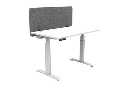 Light Grey Acoustic Desk Partition 1200mm