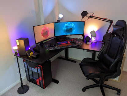 Summit Custom Melamine Corner Standing Desk (On Sale)