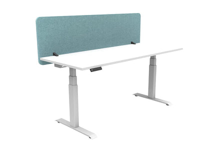 Light Blue Acoustic Desk Partition