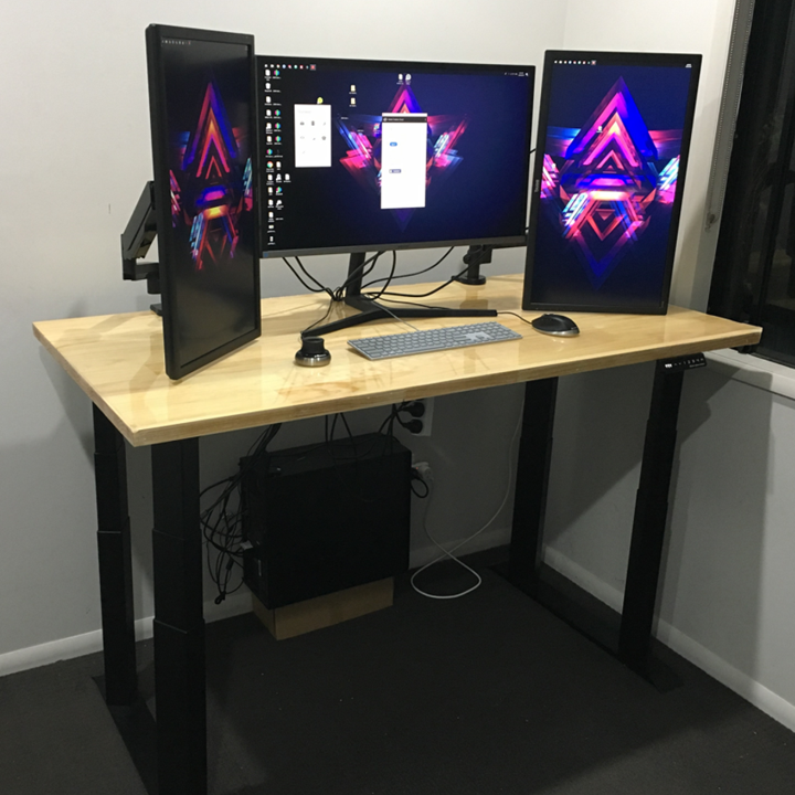 Stando Heavy Duty Quad Leg Sit Stand Desk