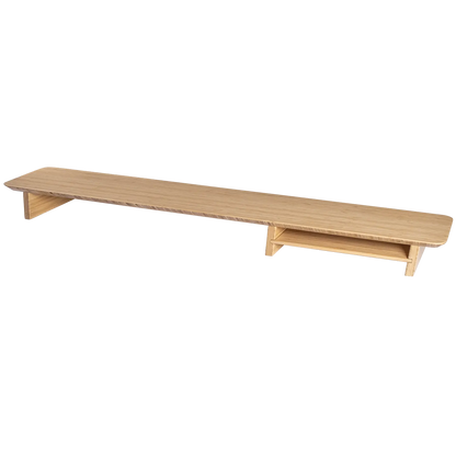 Bamboo Desk Riser With Shelf