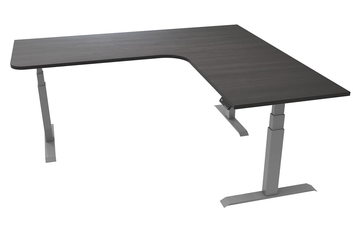 Summit Custom Melamine Corner Standing Desk