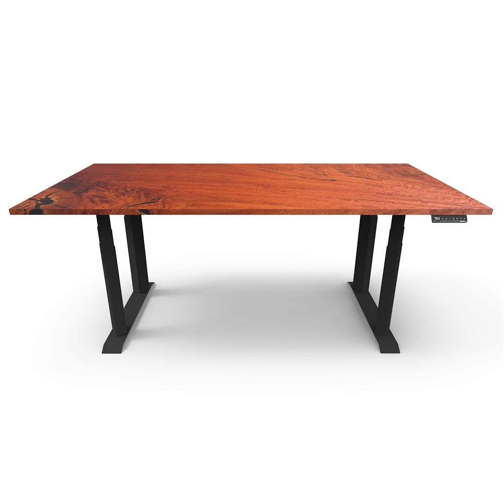 Stando Heavy Duty Standing Desk with Custom Timber Desk Top