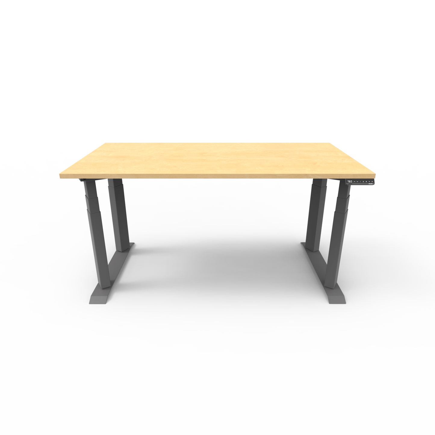 Heavy Duty Standing Desk with Custom Melamine Desk Top