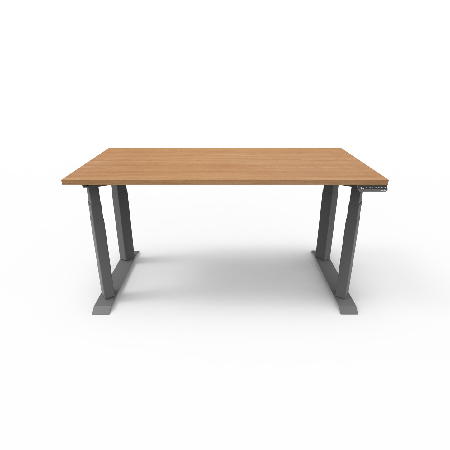 Heavy Duty Standing Desk with Custom Melamine Desk Top