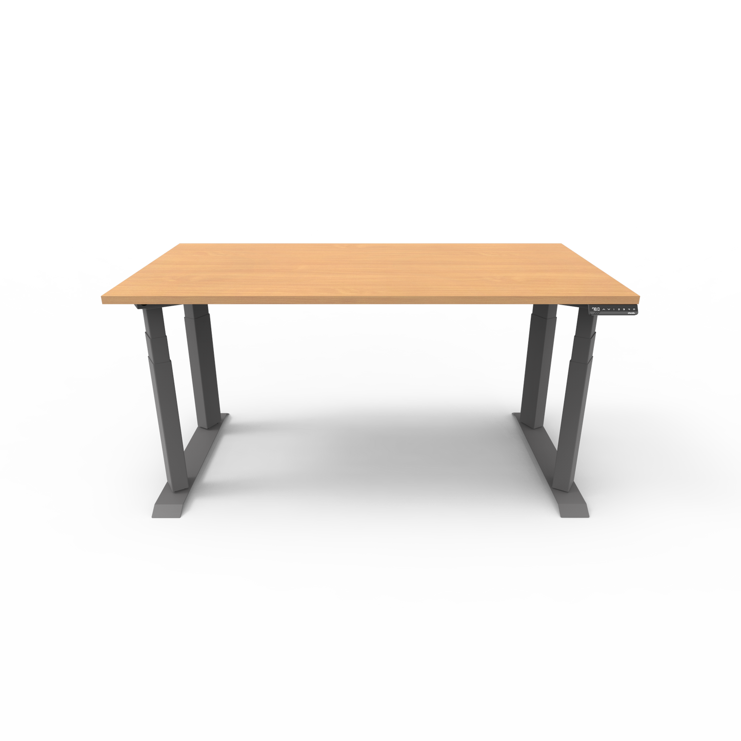 Heavy Duty Standing Desk with Custom Melamine Desk Top