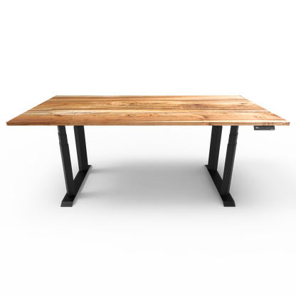 Stando Heavy Duty Standing Desk with Custom Timber Desk Top