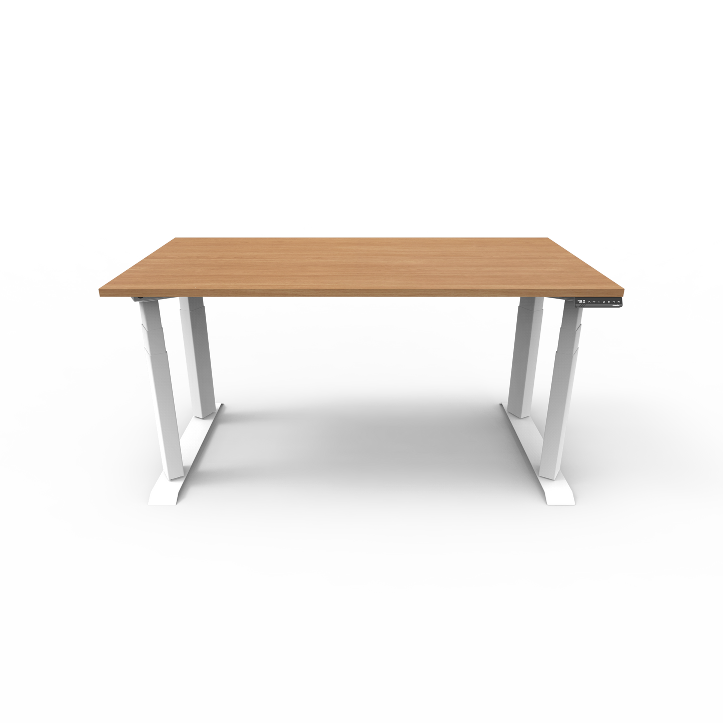 Heavy Duty Standing Desk with Custom Melamine Desk Top