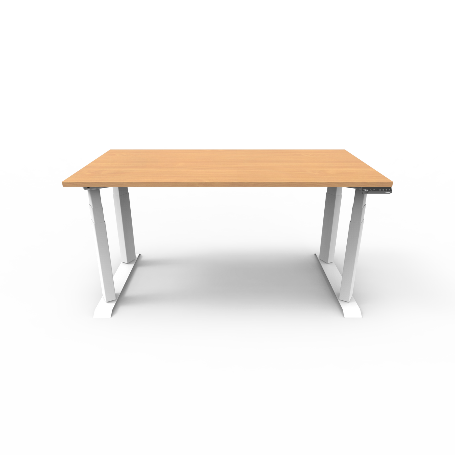 Heavy Duty Standing Desk with Custom Melamine Desk Top