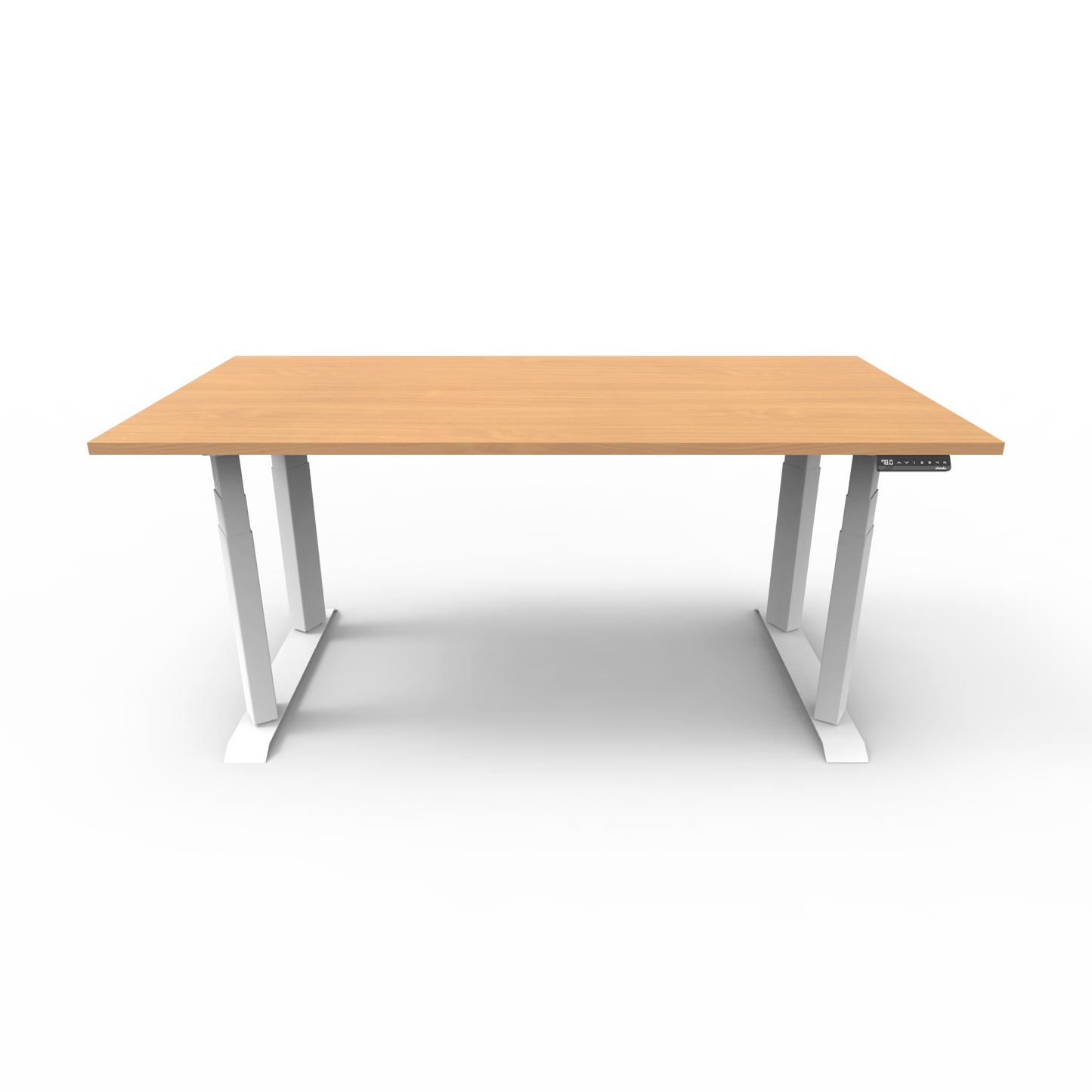 Heavy Duty Standing Desk with Custom Melamine Desk Top