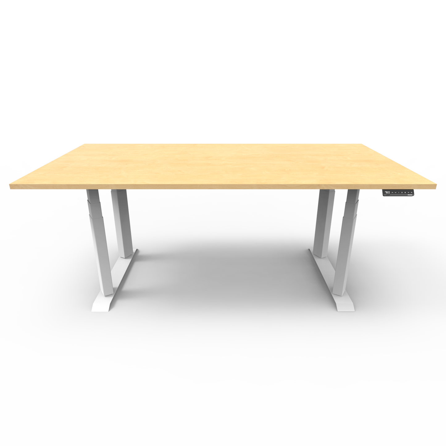 Heavy Duty Standing Desk with Custom Melamine Desk Top