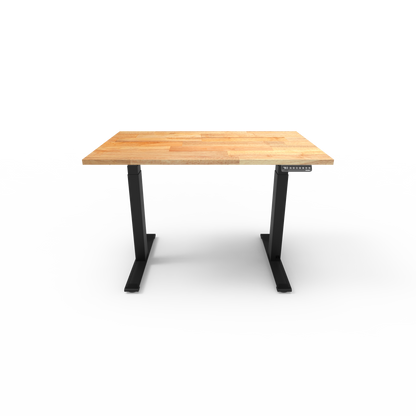 Pulse Series Solid Rubberwood Sit Stand Desk