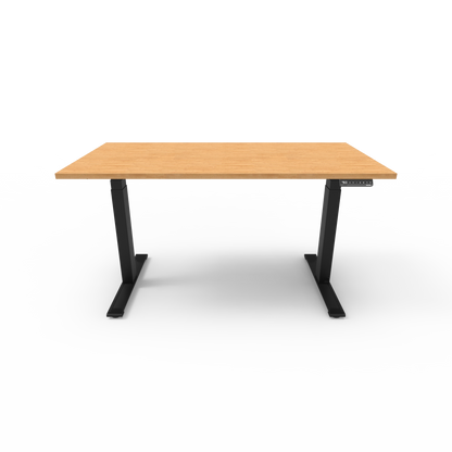 Pulse Series Bamboo Sit Stand Desk