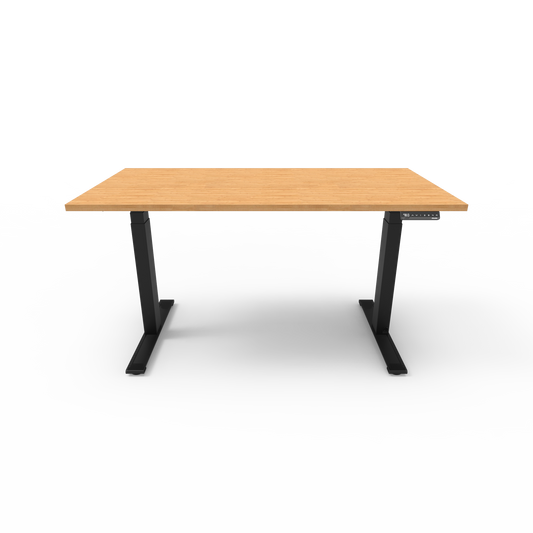 Stando Pulse Bamboo Sit Stand Desk