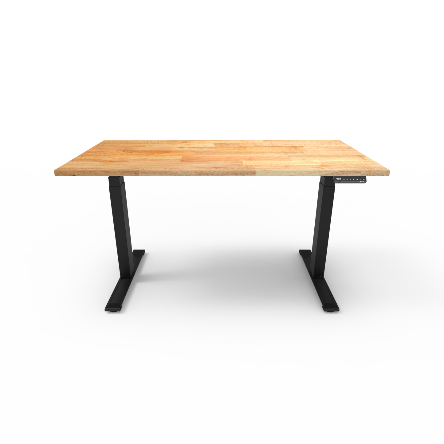 Stando Pulse Rubberwood Sit Stand Desk