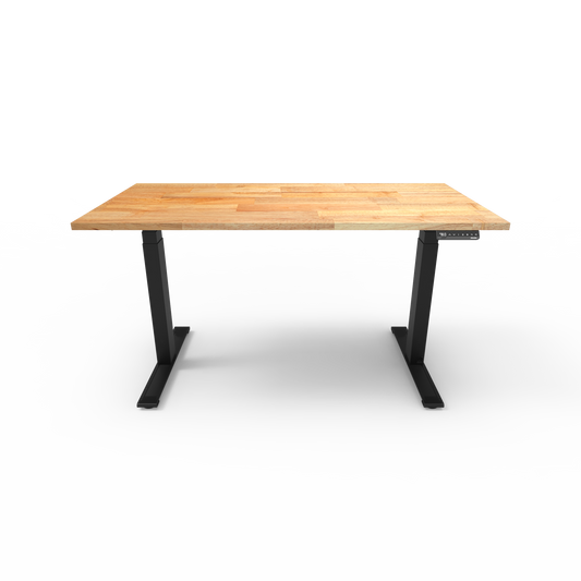 Stando Pulse Rubberwood Sit Stand Desk