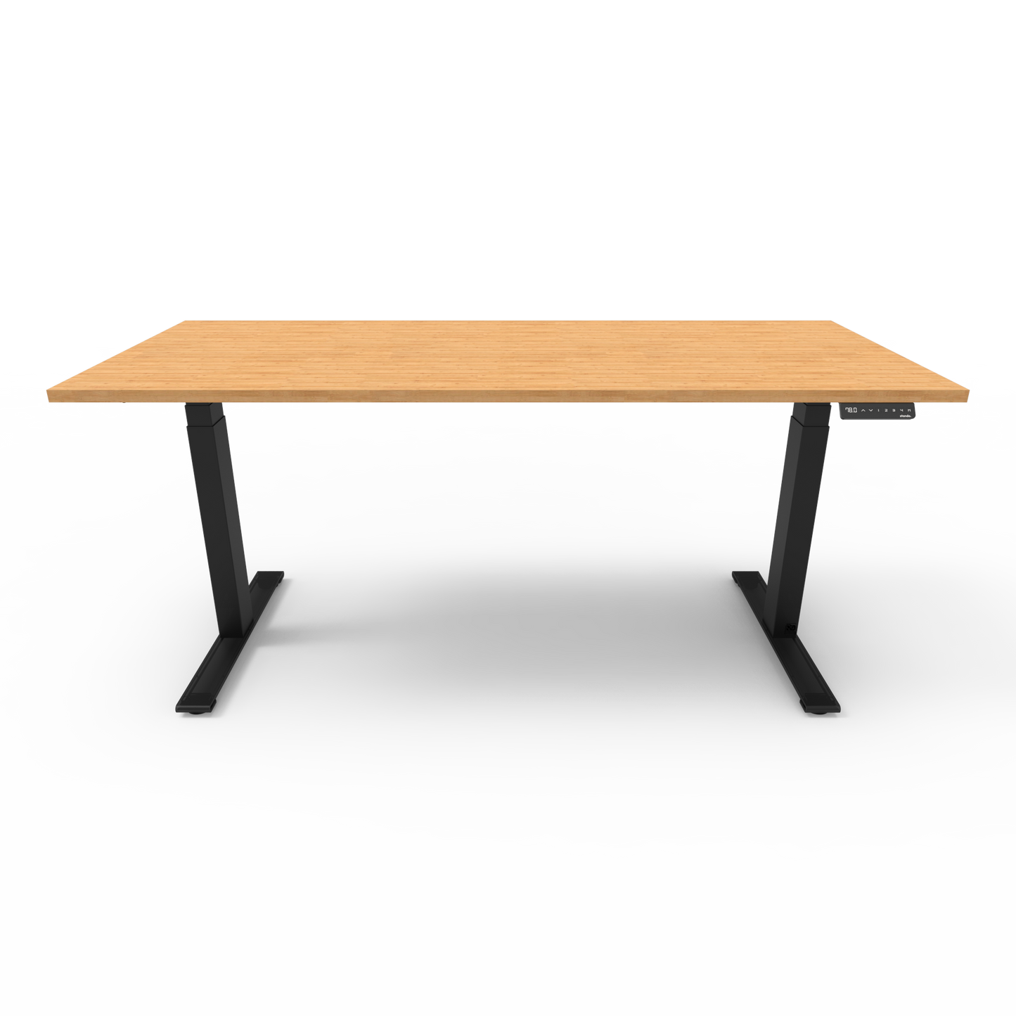 Stando Pulse Bamboo Sit Stand Desk