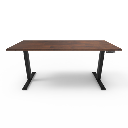 Pulse Series Solid Rubberwood Sit Stand Desk