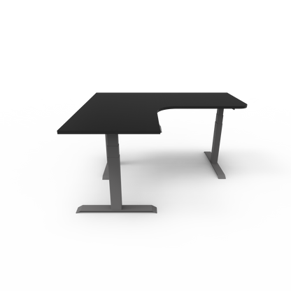 Summit Custom Melamine Corner Standing Desk