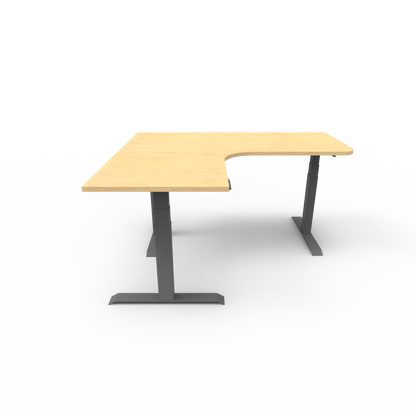Summit Custom Melamine Corner Standing Desk