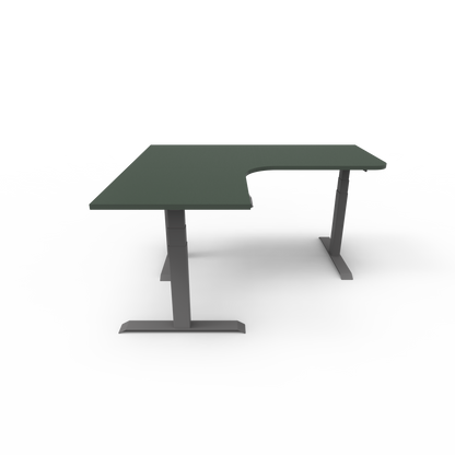 Summit Custom Melamine Corner Standing Desk