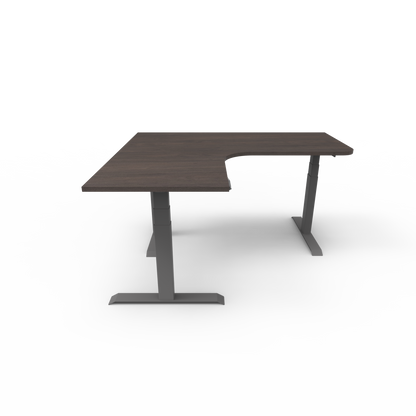 Summit Custom Melamine Corner Standing Desk