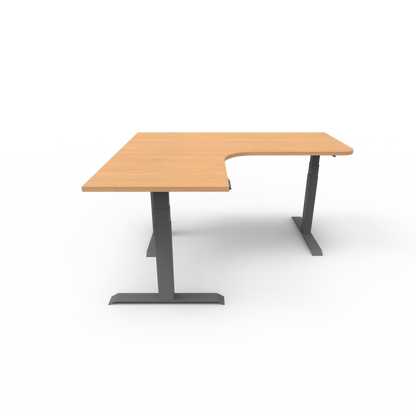 Summit Custom Melamine Corner Standing Desk