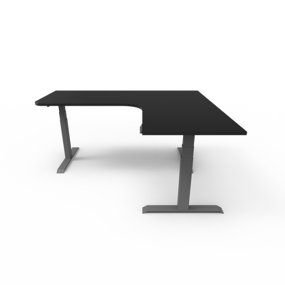Summit Custom Melamine Corner Standing Desk
