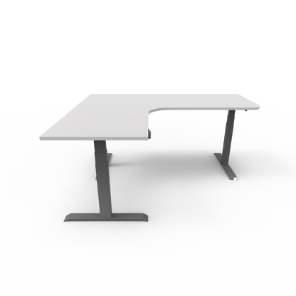 Summit Custom Melamine Corner Standing Desk