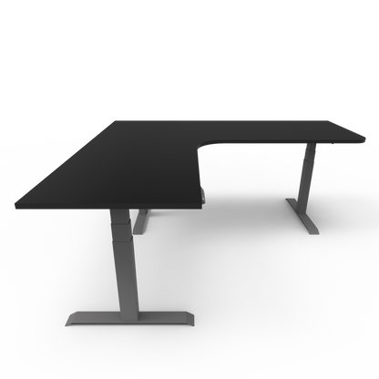 Summit Custom Melamine Corner Standing Desk