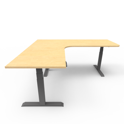 Summit Custom Melamine Corner Standing Desk