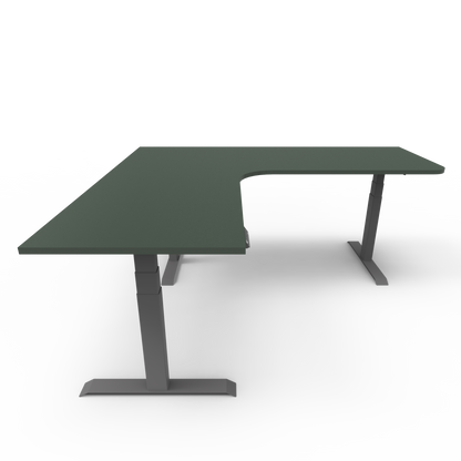 Summit Custom Melamine Corner Standing Desk