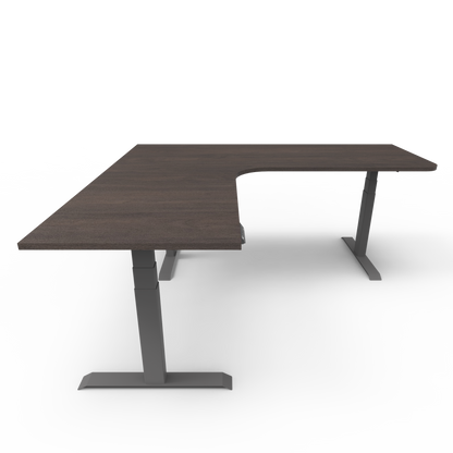 Summit Custom Melamine Corner Standing Desk