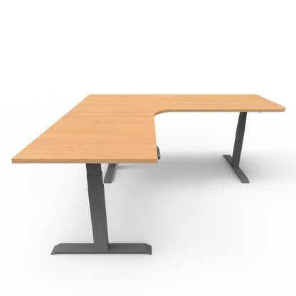 Summit Custom Melamine Corner Standing Desk
