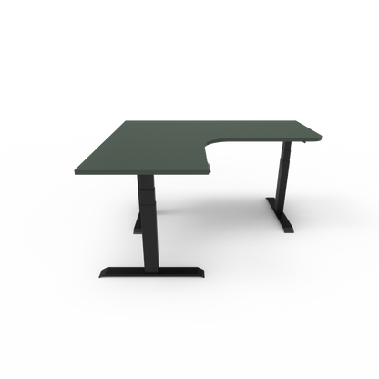 Summit Custom Melamine Corner Standing Desk