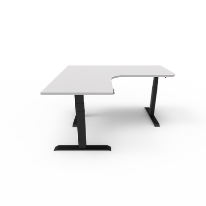 Summit Custom Melamine Corner Standing Desk