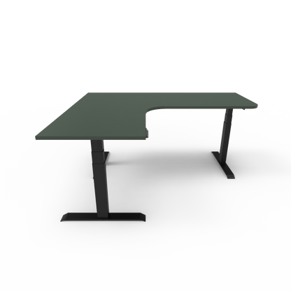 Summit Custom Melamine Corner Standing Desk