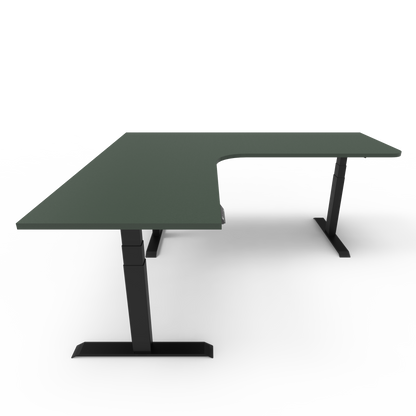 Summit Custom Melamine Corner Standing Desk