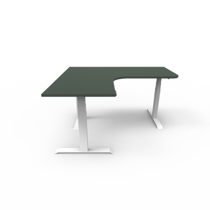 Summit Custom Melamine Corner Standing Desk